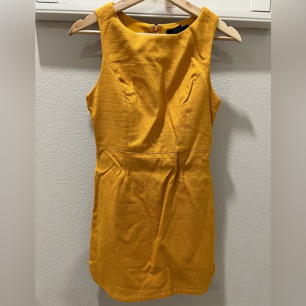 Forever21 short mustard dress